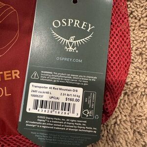 Osprey transporter 40L duffle